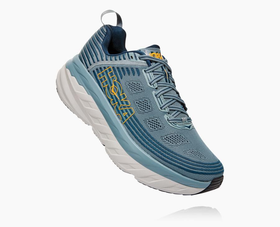 Hoka One One Løbesko Herre - Bondi 6 - Blå - 234570QTX